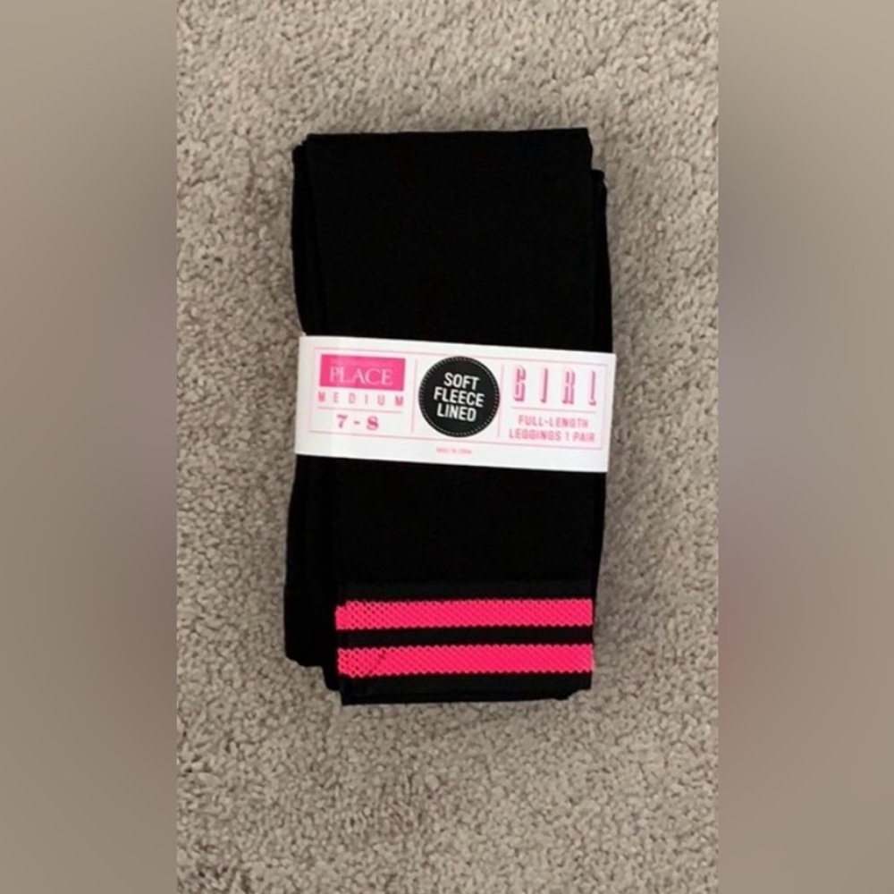 NWT The Children’s Place Girl’s Fleece Lined Full Length Leggings